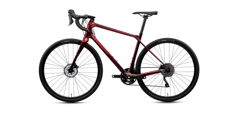 Merida - Silex 4000 Gravel Bike in Red-2